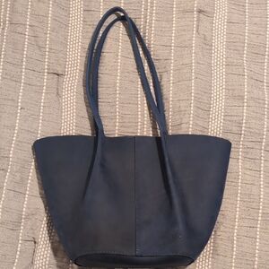 Portland Leather Large Devan - Deep Water